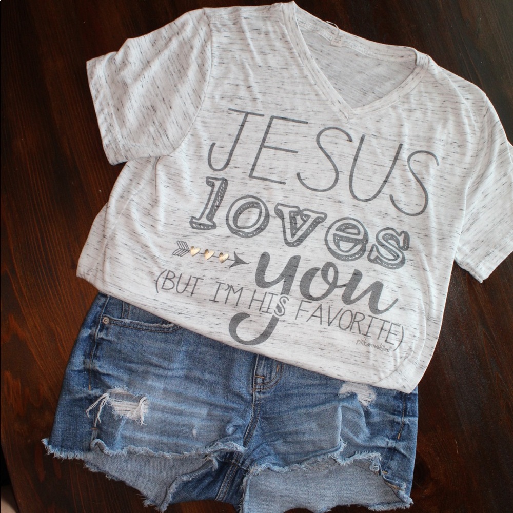 “Jesus loves you” Top